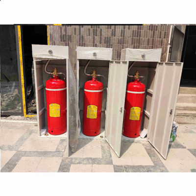کیفیت  90L Type Hfc 227ea FM200 Fire Extinguishing System With Multiple Zones Controlled کارخانه