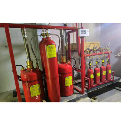 کیفیت  FM200 Mixed Gas Fire Extinguishing System Agent Purity 99.99% Odorless کارخانه