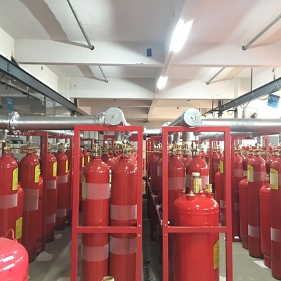 HFC227ea FM200 سیستم خاموشی آتش 40L - 180L آتش خاموش کننده هپتا فلور پروپان
