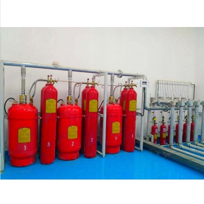 سیستم شبکه لوله FM200 با ایمنی بالا 70L - 180L HFC 227ea سیستم خاموشی آتش