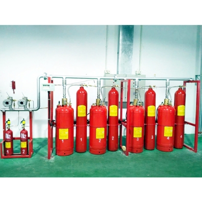 سیستم شبکه لوله FM200 با ایمنی بالا 70L - 180L HFC 227ea سیستم خاموشی آتش