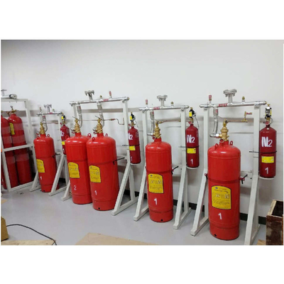 فولاد جوش / بدون درز Fm200 سیلندر ذخیره گاز 120L سیلندر آتش خاموش کننده