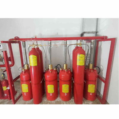 فولاد گالوانیزه FM200 سیستم خاموش کردن آتش خاموش کننده 120L ظرفیت