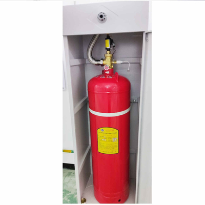 سیستم خاموش کننده آتش کابینت قرمز FM200 برای سطح حفاظت از آتش A B C آتش سوزی حداکثر میزان پر کردن 0.95kg / L