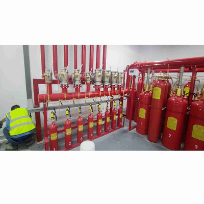 سیستم آتش سوزی اتوماتیک Fm200 گاز 4.2MPa 5.6Mpa سیستم تشخیص آتش