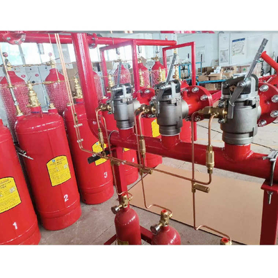 Hfc227ea سیستم آتش نشانی سیلندر 4.2mpa / 5.6mpa مدیریت مناطق اختیاری