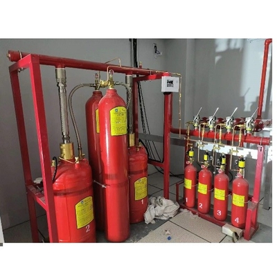 خلوص 99.99٪ سیستم شبکه لوله FM200 برای کلاس A درجه حفاظت از آتش DC24V