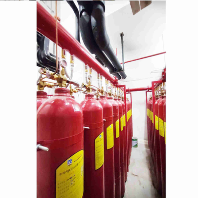 قرمز 70L - 90L IG100 سیستم آتش سوزی نیتروژن نوع شبکه لوله