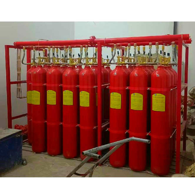 15MPa IG541 گاز غیرفعال سیستم خاموش کننده آتش، پر کردن 16.88kg