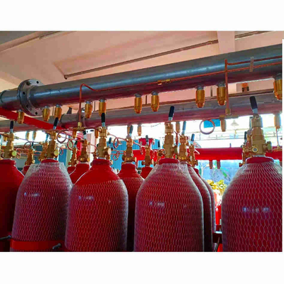 IG 541 سیستم خاموش کننده آتش با گاز بی اثر ظرفیت 70L 80L 90L نوع لوله