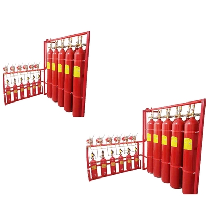 15MPa IG541 سیستم خاموشی آتش ظرفیت بطری گاز 70L 80L 90L