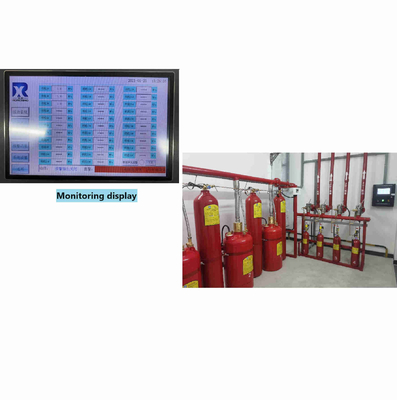 FM200 واکنش سریع HFC 227ea سیستم خاموش کننده آتش نظارت از راه دور بر ارتباط