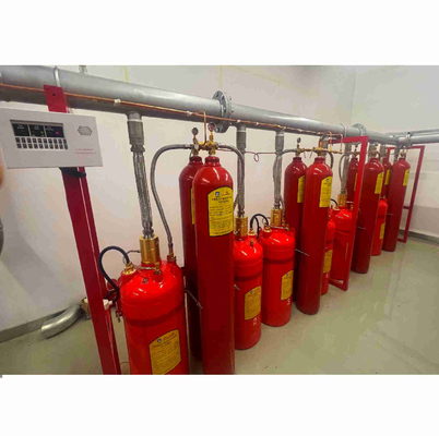 4.2MPa قرمز FM200 سیستم خاموش کردن آتش اتوماتیک گاز بی رنگ